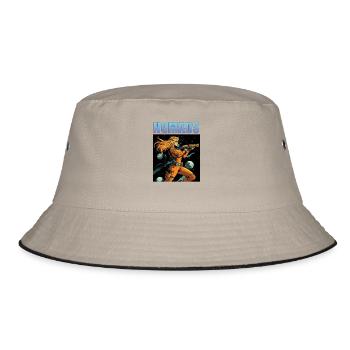 Blaster Girl 4 - Bucket Hat - Khaki/Schwarz - Vorne