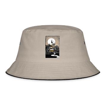 Halloween Haunted Mansion - Bucket Hat - khaki/black - Front