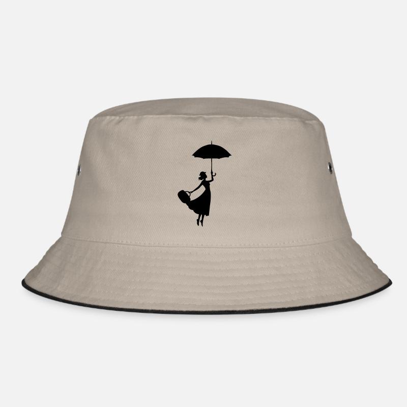 frau regenschirm Bucket Hat