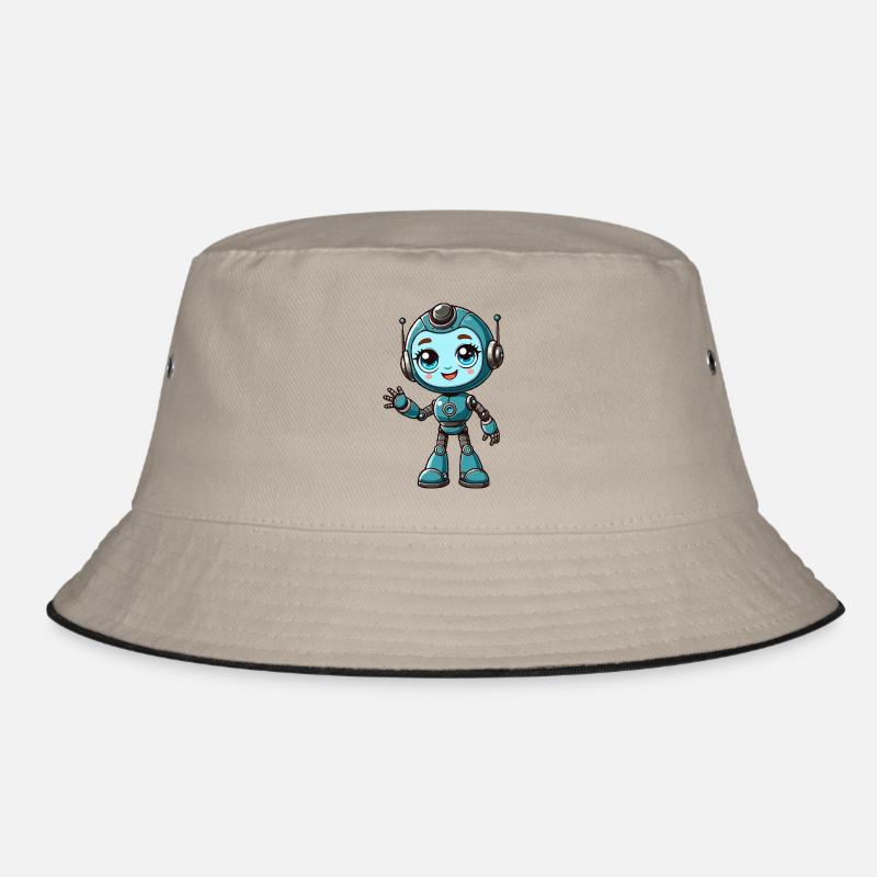 Roboter-Mädchen Bucket Hat