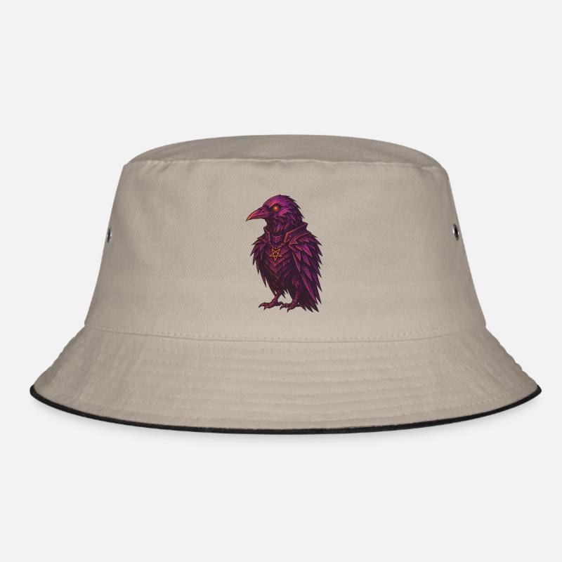 Gothic Krähe/Rabe Bucket Hat