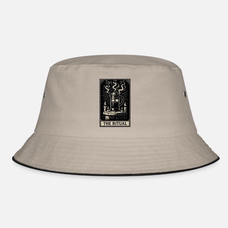 Das Ritual – Kaffee Tarot Altar Design Bucket Hat