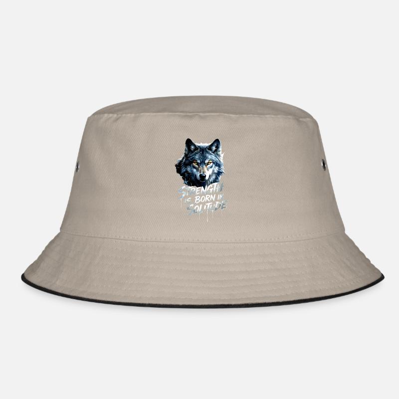 Wolf's Head Motivation Bucket Hat