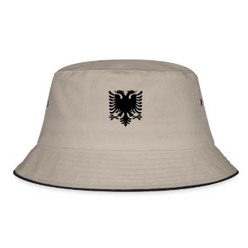 double-headed eagle - Bucket Hat - khaki/black - Front