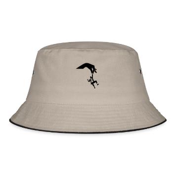 A manager is like a puppet - Bucket Hat - khaki/black - Front