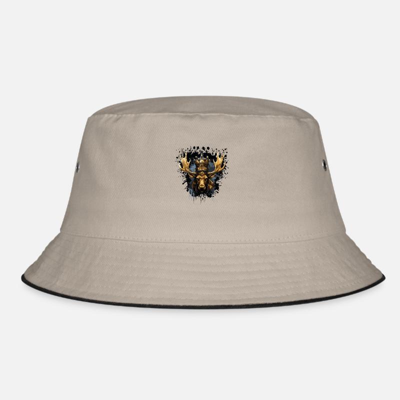 elch krone Bucket Hat