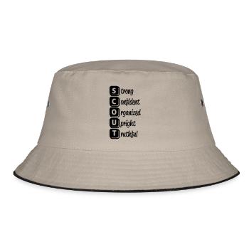 Scout - Bucket Hat - Khaki/Schwarz - Vorne