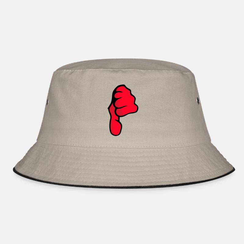 Daumen Runter Bucket Hat
