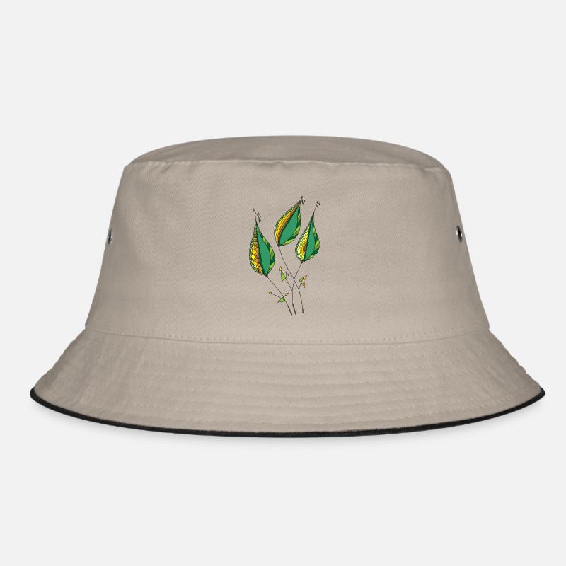 Decorative leaves Bucket Hat
