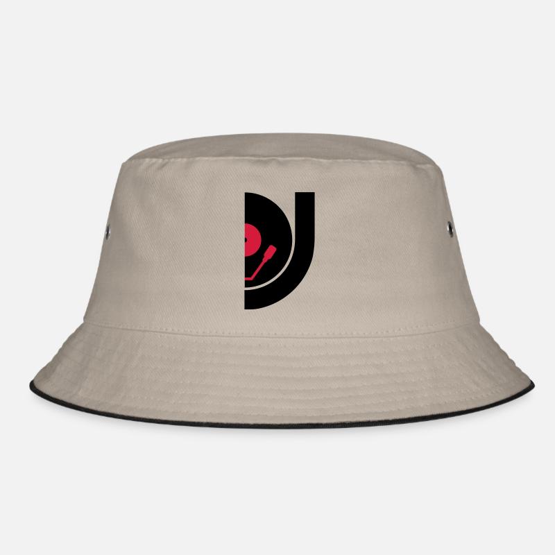 DJ Record Vinyl Plate Bucket Hat