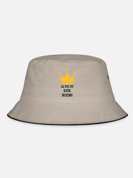 Kickboxing / Kickboxer / Kick Boxing / Kick Boxer - Bucket Hat - khaki/black - Front