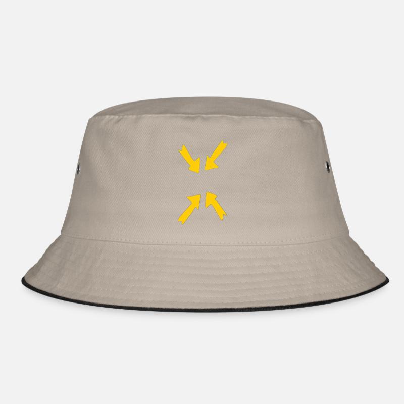 focus yellow Bucket Hat