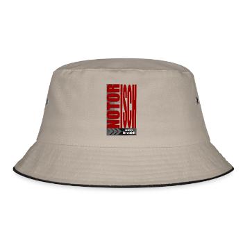 Notoriously Underpaid Wage Job Saying - Bucket Hat - khaki/black - Front