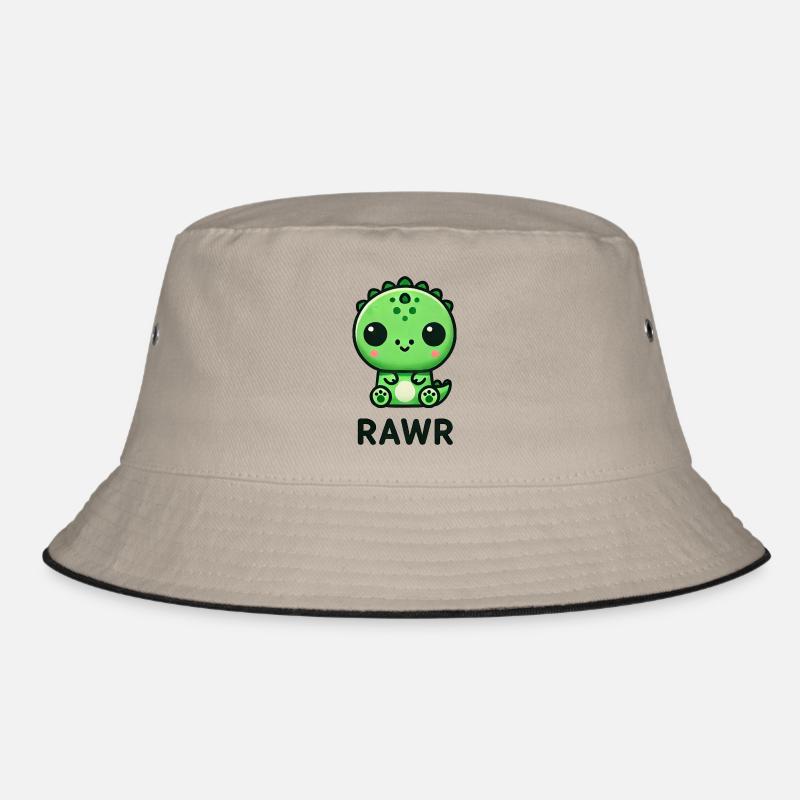 Süßer Dino T-Rex Chibi Rawr Bucket Hat