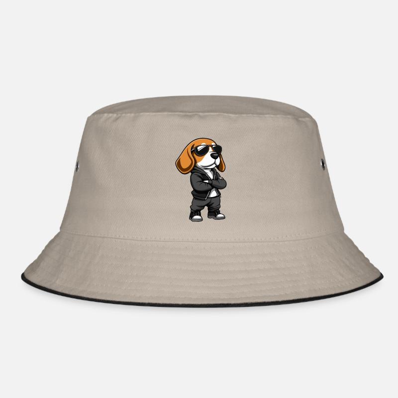 dackel hund comic Bucket Hat