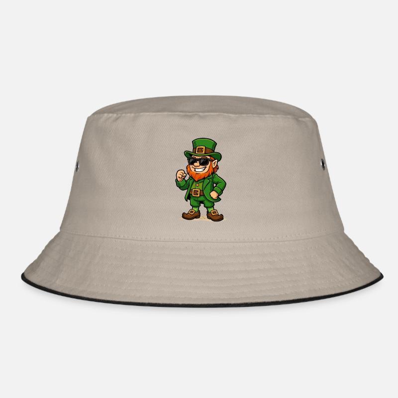 leprechaun sonnenbrille comic Bucket Hat