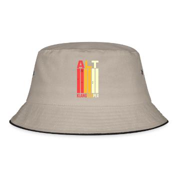 Chor: Alt Klangkörper für Musiker - Bucket Hat - Khaki/Schwarz - Vorne