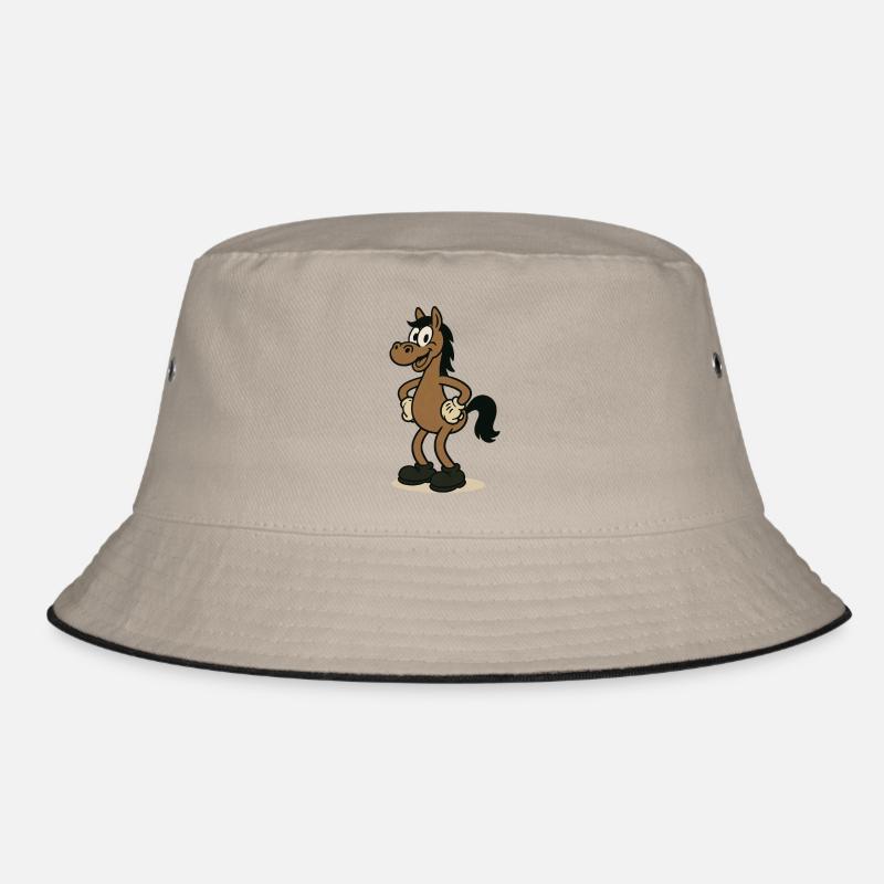 pferd comic Bucket Hat