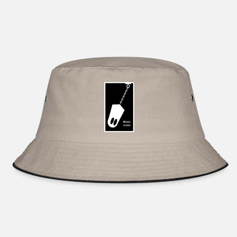 Geist in der Kette - Bucket Hat - Khaki/Schwarz