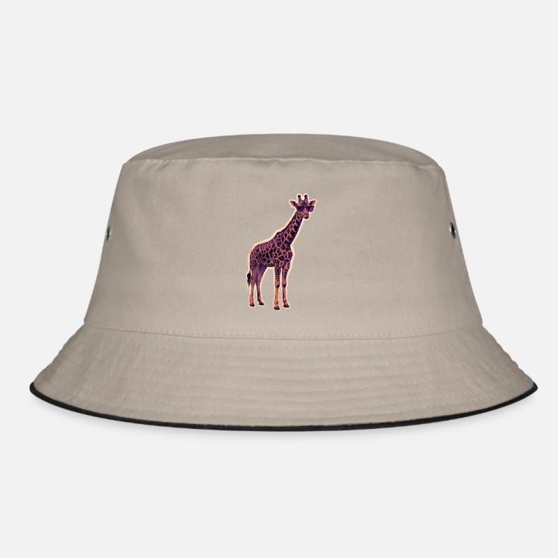 Coole Giraffe Sonnenbrille Bucket Hat