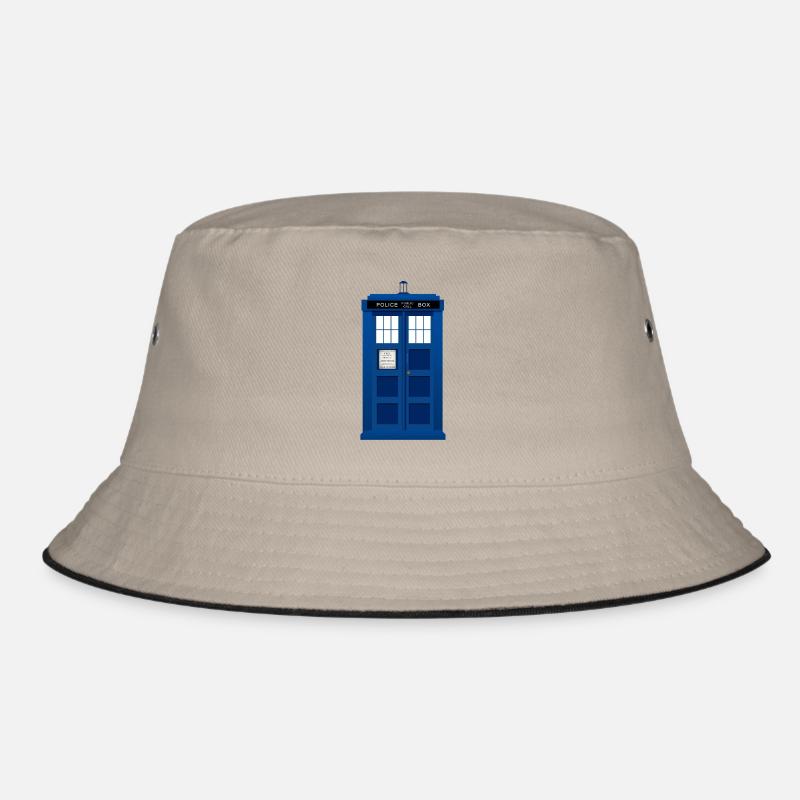 Police box tardis - Bob - kaki/noir
