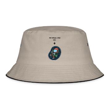 Pregnancy Pregnant Baby Birth Gift - Bucket Hat - khaki/black - Front