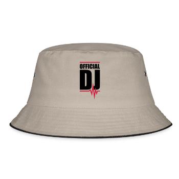 dj___f2 - Bucket Hat - Khaki/Schwarz - Vorne