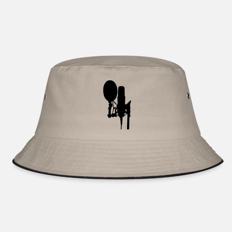 mikrofon design Bucket Hat