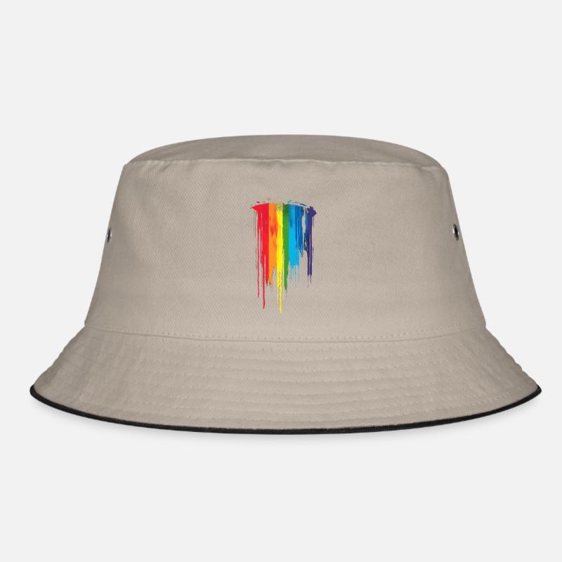 Subtil et cool Dripping Pride drapeau arc en ciel Design Bob