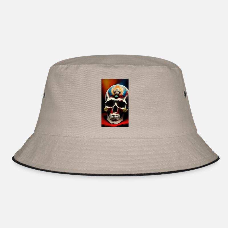 Indianer Schädel Bucket Hat