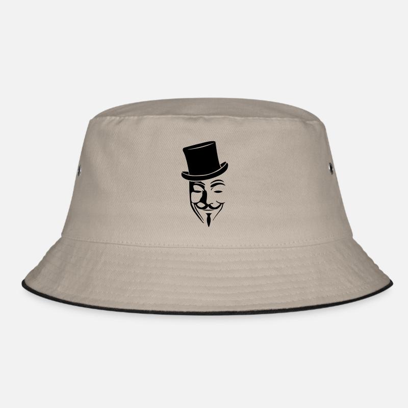 Anonymous Cylinder Bucket Hat
