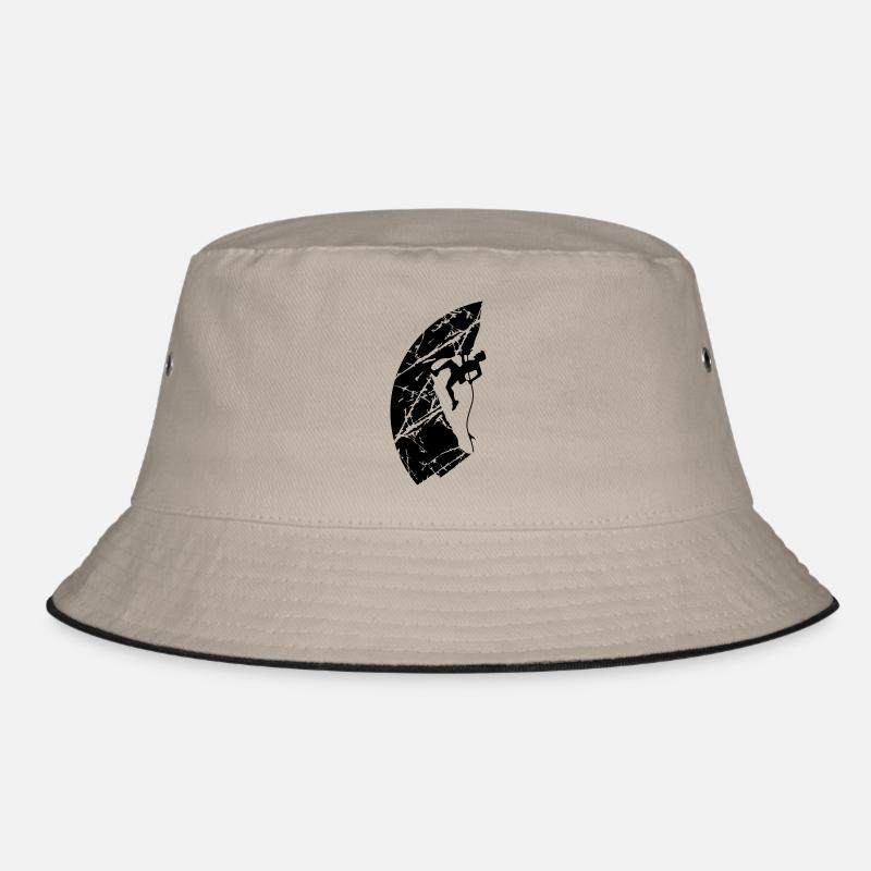 Risse klettern seil mann Bucket Hat