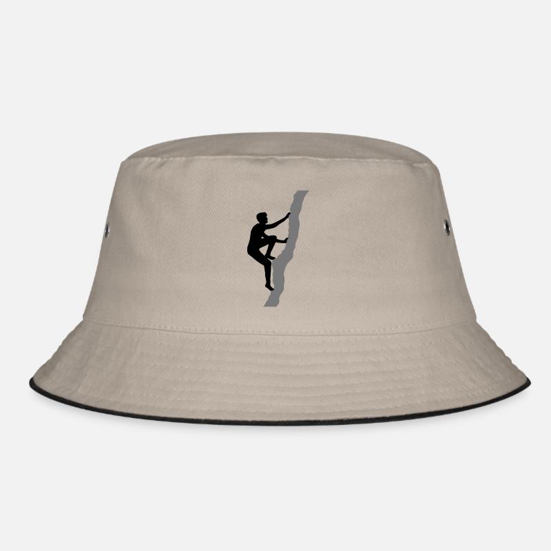 freeclimber gipfelstuermer kletterer klettern berg Bucket Hat
