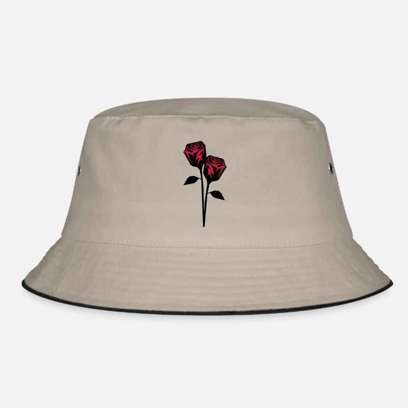 roses design Bucket Hat