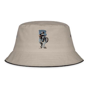 Ride the Edge - Bucket Hat - khaki/black - Front