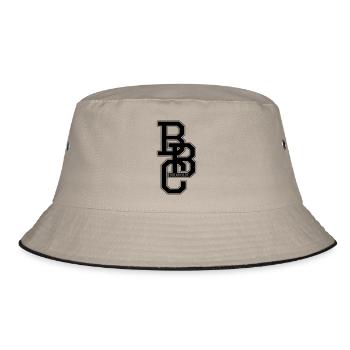 College - Bucket Hat - Khaki/Schwarz - Vorne