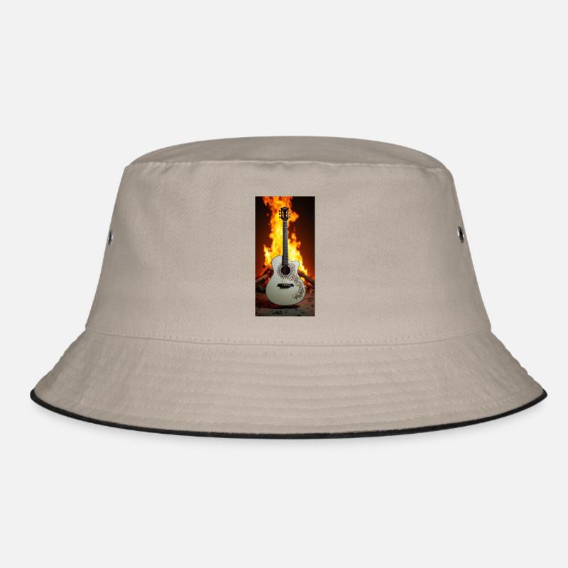 Gitarre vor Feuer Bucket Hat