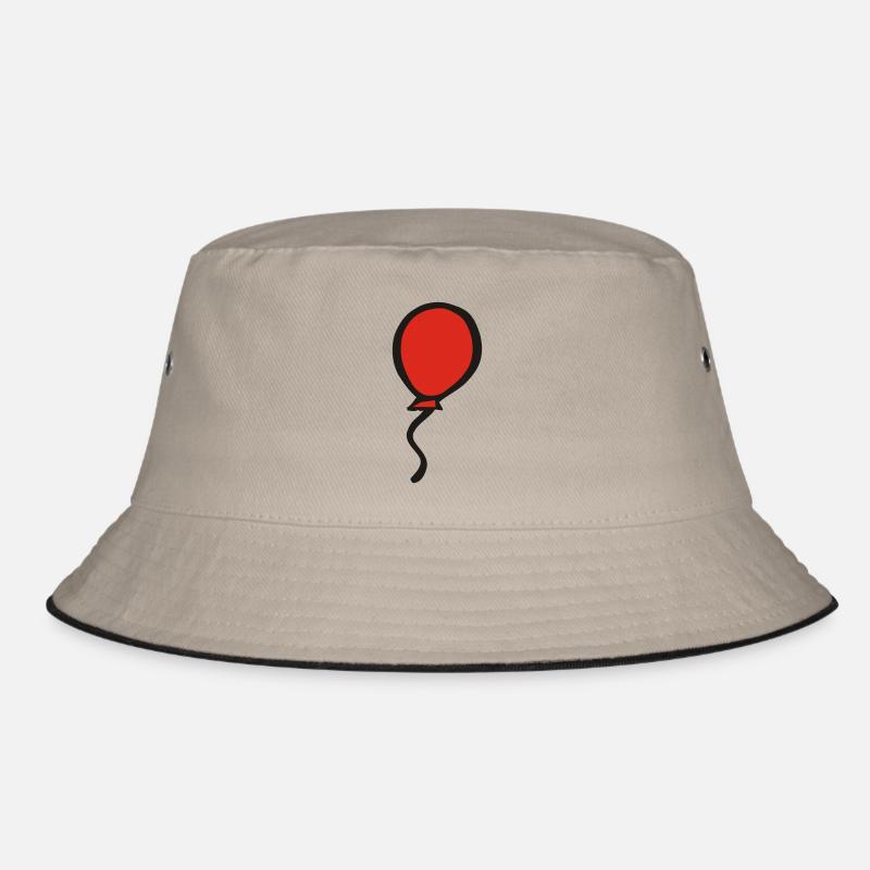 Roter Luftballon Bucket Hat