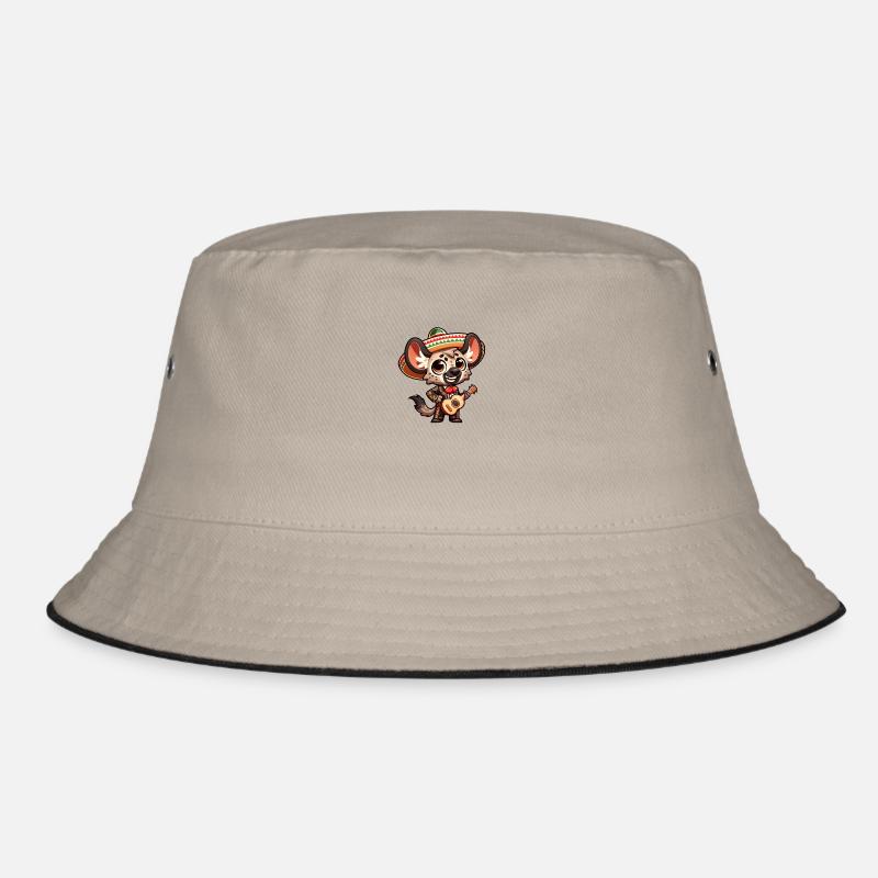 Cinco de Mayo Hyäne Giraffe Mariachi Bucket Hat