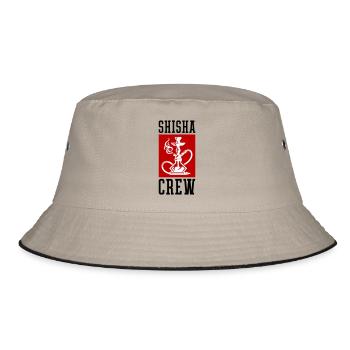 Shisha Crew - Bucket Hat - khaki/black - Front