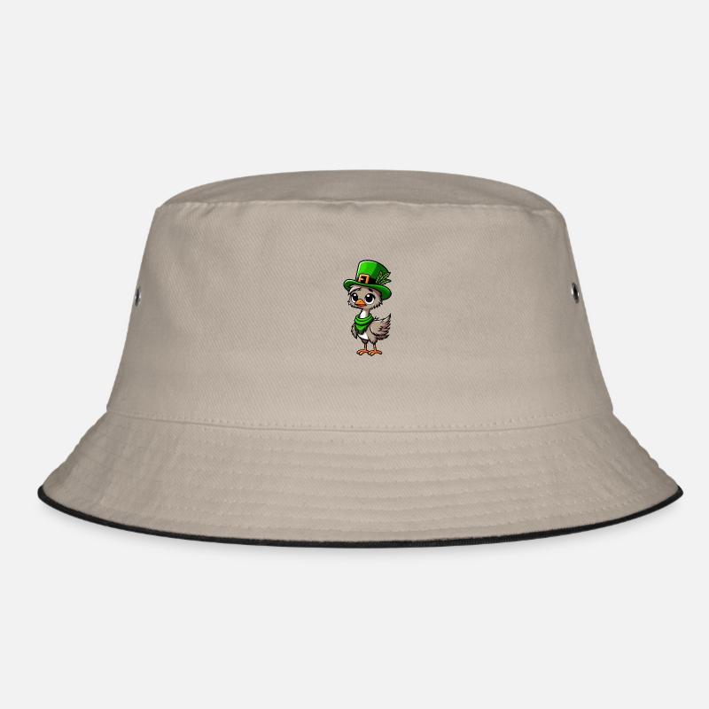 St. Patrick's Emu & Maine Coon Bucket Hat