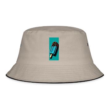 Glace sur le Style Popsicle Pop Art I - Bob - kaki/noir - Devant