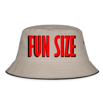 fun size - Bucket Hat - khaki/black - Front