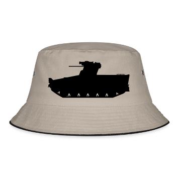 SPZ Marder - Bucket Hat - Khaki/Schwarz - Vorne