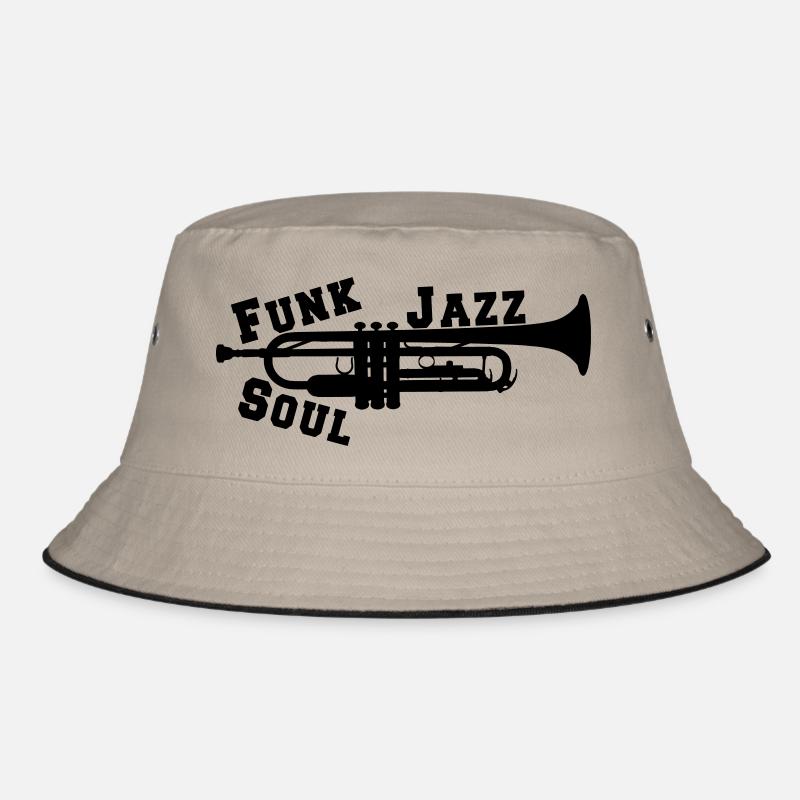 Trompete Jazz Funk Soul Bucket Hat