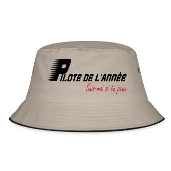 Pilote de l'année suis moi si tu peux - Bob - kaki/noir - Devant