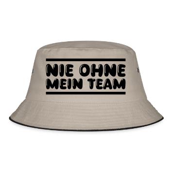 Team - Bucket Hat - khaki/black - Front