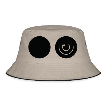 The Blink Eye Ball - Bucket Hat - khaki/black - Front