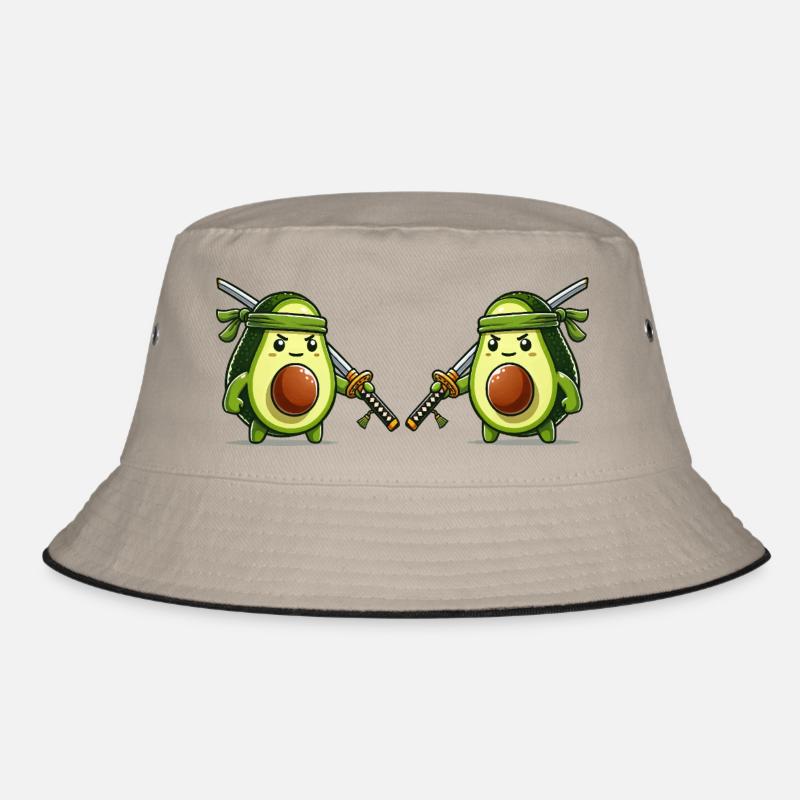 avocado samurai 2 Bucket Hat