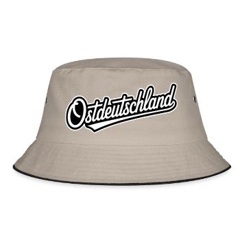 East Germany - Funny German Memes - Bucket Hat - khaki/black - Front